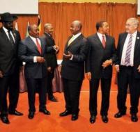Les dirigeants des pays de la CIRGL, réunis le 8 septembre 2012 à Kampala. DR. 