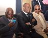 Robert Mbwinga, (à g) Tryphon Kin-kiey Mulumba et Baudouin Banza Mukalayi Nsungu (à dr.) DRESERVES.
